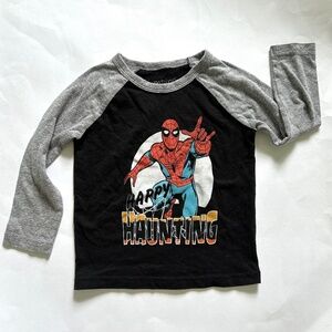 Spiderman Long Sleeve Halloween Shirt 18M